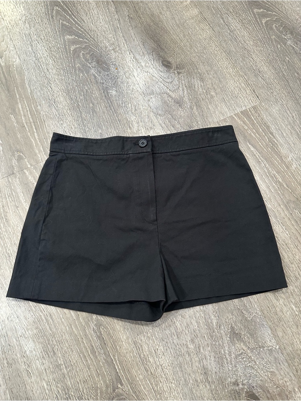 Theory Black Tailored Bermuda Shorts